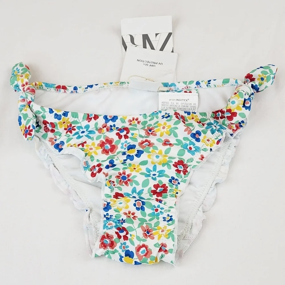 Zara Floral Bikini Bottom